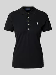 Slim Fit Poloshirt mit Logo-Stitching Modell 'JULIE' von Polo Ralph Lauren Schwarz - 18