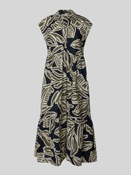 Midikleid mit V-Ausschnitt Modell 'Werisa' von OPUS - 2