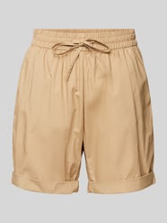 Loose Fit Shorts mit elastischem Bund von s.Oliver RED LABEL Beige - 48