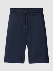 Sweatshorts aus reiner Baumwolle Modell 'SEWALK' von BOSS Orange Blau - 40