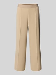 Straight Fit Stoffhose mit Ziernaht Modell 'Cameron' von CAMBIO Beige - 46