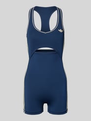 kombinezon Slim sport z paski w kontrastowym kolorze, krój slim fit od adidas Training - 1