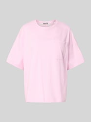 T-shirt o luźnym kroju z czystej bawełny od Essentiel Antwerp Fuksjowy - 17