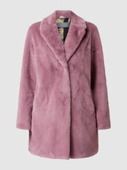 Mantel aus Teddyfell von WHITE LABEL Pink - 40