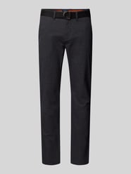 Slim fit stoffen broek met riem van MCNEAL - 43