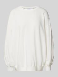 Oversized sweatshirt met ronde hals, model 'ESSENTIALS' van VILLA SOPHIE - 4