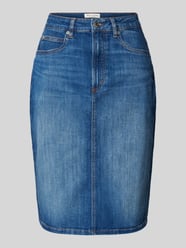 Knielanger Jeansrock aus Baumwoll-Mix von Marc O'Polo - 28