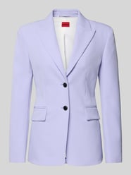 Długi żakiet o kroju slim fit z zaszewkami Model 'ASMALLA-1' od HUGO - 5