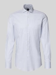 koszula biznesowa o kroju slim fit z mieszanka bawełny model 'H-HANK-SP' od BOSS - 1