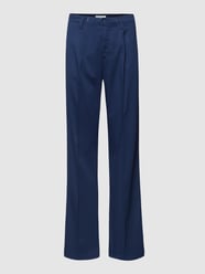 Stoffhose mit Allover-Muster Modell 'MAINE' von Brax Blau - 42
