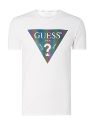 Super Slim Fit T-Shirt mit Logo-Print von Guess - 33