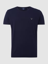 Regular Fit T-Shirt mit Logo von Gant Blau / Türkis - 38