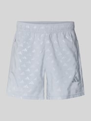 Szorty o kroju regular fit z wzorem z logo na całej powierzchni model 'WE BRLO SHO' od adidas Training - 8