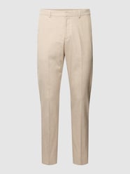 Hose mit Bügelfalten Modell 'Tomte' von Carl Gross Beige - 36