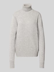 Sweter z dzianiny z golfem model ‘BRUNALF’ od ECOALF - 2