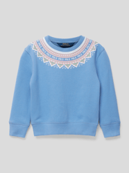 Sweatshirt met motiefprint van Polo Ralph Lauren Kids Blauw / turquoise - 23