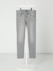 Skinny fit jeans met stretch, model 'Pixlette' van Pepe Jeans Grijs / zwart - 30