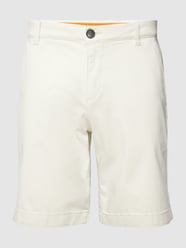 Chino-Shorts mit französischen Eingrifftaschen von Tom Tailor Weiß - 10