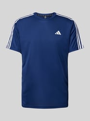 T-Shirt mit Logo-Print von Adidas Training Blau - 16