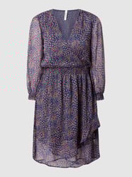 Jurk van chiffon, model 'Marina' van Pepe Jeans Blauw / turquoise - 43