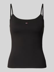 Top na ramiączkach z mieszanki bawełny, krój regular fit od Tommy Jeans - 42