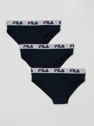Panty met stretch, set van 3 stuks  van FILA Blauw / turquoise - 22