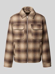Regular Fit Hemdjacke mit Brusttaschen Modell 'WAKEFIELD' von JACK & JONES Premium Beige - 24