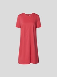 Minikleid mit Rundhalsausschnitt von Harris Wharf London Pink - 17