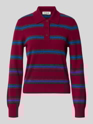 Strickpullover aus reinem Kaschmir von Staud Bordeaux - 5