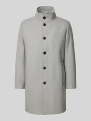 Lange jas met opstaande kraag en steekzakken van Roy Robson - 7