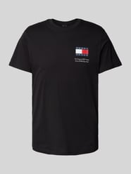 T-Shirt mit Label-Print von Tommy Jeans Schwarz - 5
