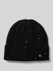 Beanie mit Ziersteinbesatz Modell von Liu Jo White Schwarz - 34