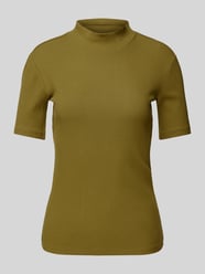 Slim fit T-shirt met fijnrib van Scotch & Soda Groen - 20