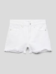 Bermudas im Used-Look Modell 'helena' von Mango Weiß - 13