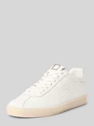 Sneakersy ze skóry z gumową podeszwą od Högl - 5