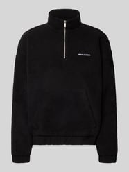 Relaxed Fit Troyer mit Logo-Stitching Modell 'PUKA' von PEGADOR - 19
