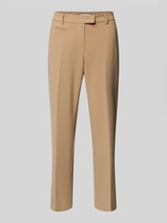 Slim Fit Stoffhose in verkürzter Passform Modell 'MARY' von SEDUCTIVE Beige - 39