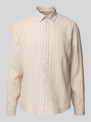 Vrijetijdsoverhemd met knoopsluiting, model 'DALLAS' van Casual Friday Beige - 5