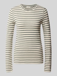Langarmshirt mit feiner Rippstruktur von Marc O'Polo - 1