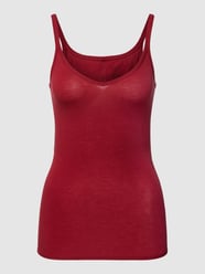 Top mit V-Ausschnitt Modell 'Personal Fit' von Schiesser Rot - 15