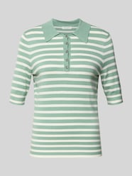 Poloshirt van viscosemix van Christian Berg Woman - 8