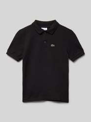 Poloshirt mit Label-Detail von Lacoste Schwarz - 39