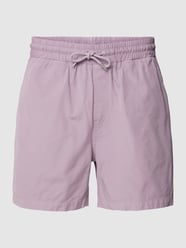 Shorts aus Bio-Baumwolle mit elastischem Bund von Colorful Standard Lila - 16