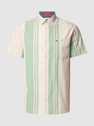 Vrijetijdsoverhemd met streeppatroon van Tommy Jeans Groen - 4