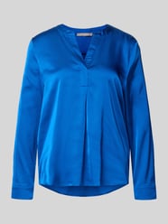 Bluzka o kroju regular fit z dekoltem w serek od Christian Berg Woman Selection - 14