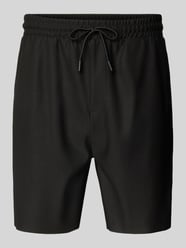 Szorty o kroju regular fit z fakturowanym wzorem model ‘DRUM LIFE’ od Only & Sons - 38