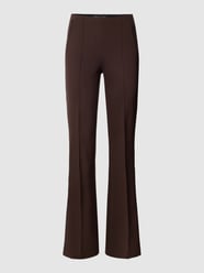 Bundfaltenhose mit elastischem Bund Modell 'Dream' von MAC Braun - 10