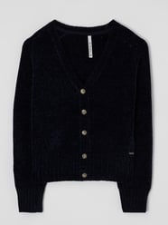 Cardigan met ronde hals, model 'Xexilia' van Pepe Jeans Blauw / turquoise - 23