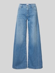 Jeans mit 5-Pocket-Design Modell 'PALAZZO' von Cambio Blau - 30