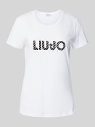 T-shirt met labelprint van Liu Jo White - 7